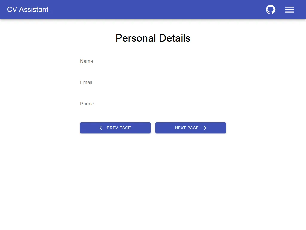 CV Assistant